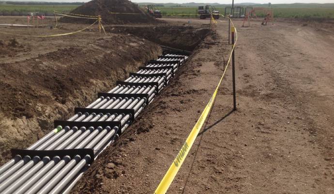 Amur Trench conduit spacers